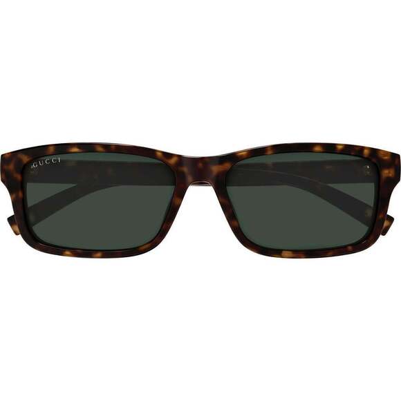 NWT Gucci GG1986SA-002 Havana Green 57mm Sunglasses